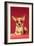 Chihuahua, Retro-null-Framed Art Print