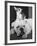 Chihuahua Seated on a Bulldog-Bettmann-Framed Photographic Print