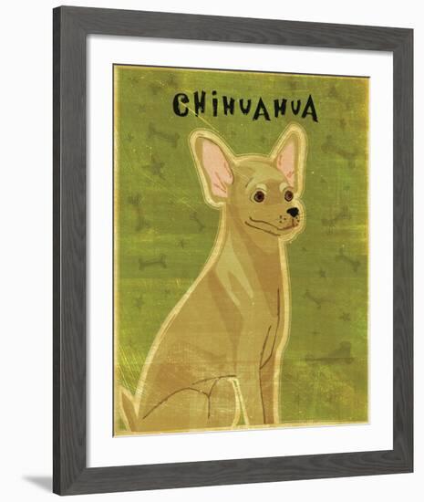 Chihuahua (tan)-John W^ Golden-Framed Art Print