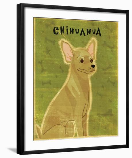 Chihuahua (tan)-John W^ Golden-Framed Art Print