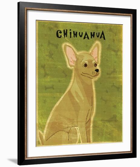 Chihuahua (tan)-John W^ Golden-Framed Art Print