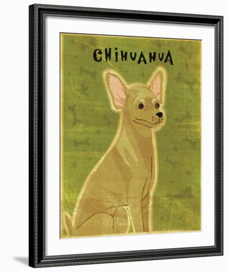 Chihuahua (tan)-John W^ Golden-Framed Art Print