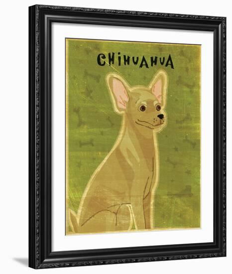 Chihuahua (tan)-John W^ Golden-Framed Art Print