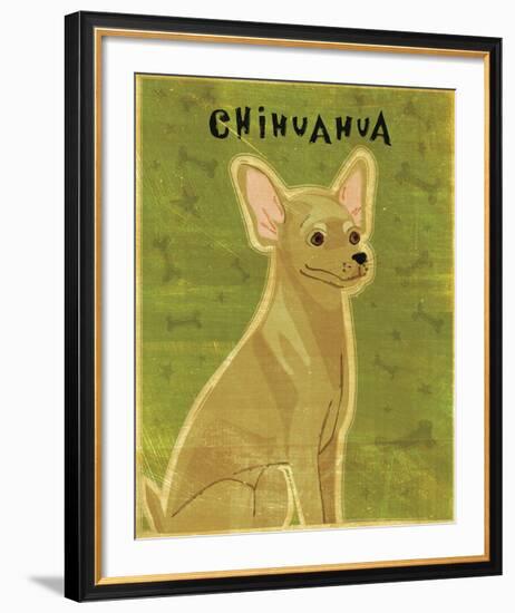 Chihuahua (tan)-John W^ Golden-Framed Art Print