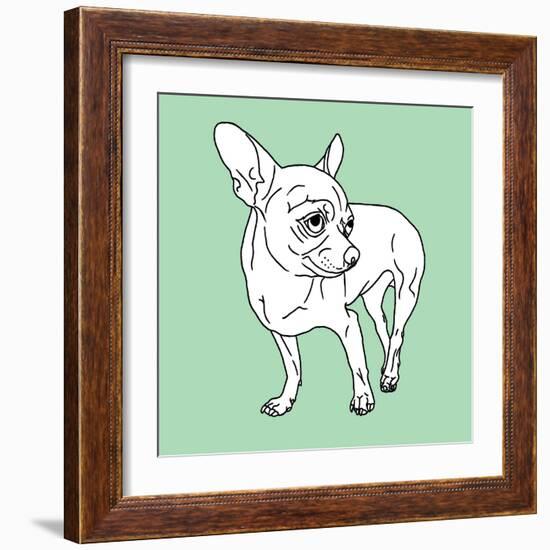 Chihuahua-Anna Nyberg-Framed Art Print