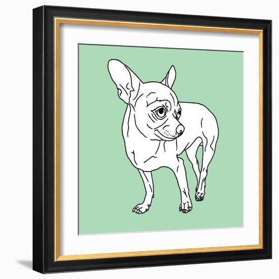 Chihuahua-Anna Nyberg-Framed Art Print