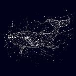 Starry Sky, Constellation, Deer-Chikovnaya-Art Print