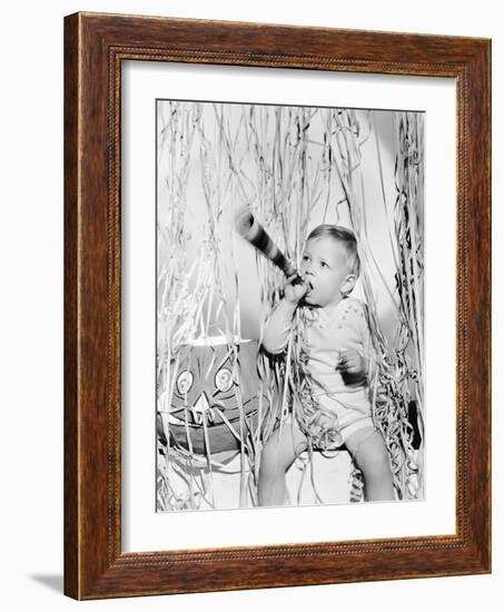 Child at Halloween Party-null-Framed Photo