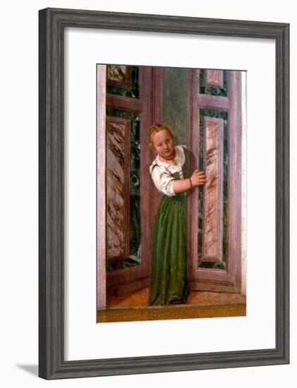 Child at the Door, from the Sala a Crociera, c.1561-Paolo Veronese-Framed Giclee Print