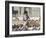 Child Chasing the Famous White Pigeons, Mazar-I-Sharif, Afghanistan-Jane Sweeney-Framed Photographic Print