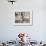 Child Chasing the Famous White Pigeons, Mazar-I-Sharif, Afghanistan-Jane Sweeney-Framed Photographic Print displayed on a wall