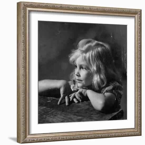 Child Enraptured by What She is Hearing at Mountain Music Festival-W^ Eugene Smith-Framed Photographic Print