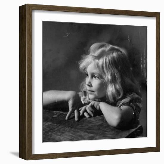 Child Enraptured by What She is Hearing at Mountain Music Festival-W^ Eugene Smith-Framed Photographic Print