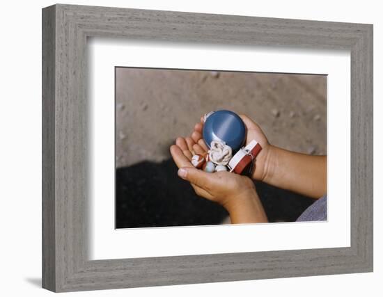 Child Holding Toys-William P. Gottlieb-Framed Photographic Print