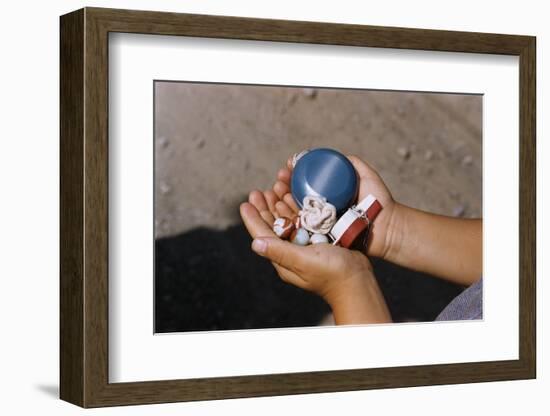 Child Holding Toys-William P. Gottlieb-Framed Photographic Print