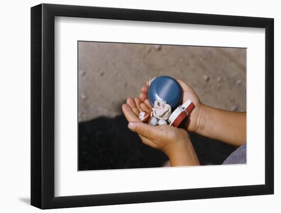 Child Holding Toys-William P. Gottlieb-Framed Photographic Print