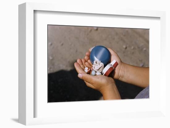 Child Holding Toys-William P. Gottlieb-Framed Photographic Print