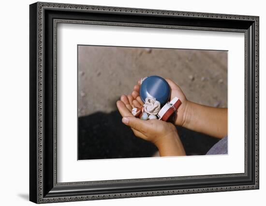 Child Holding Toys-William P. Gottlieb-Framed Photographic Print