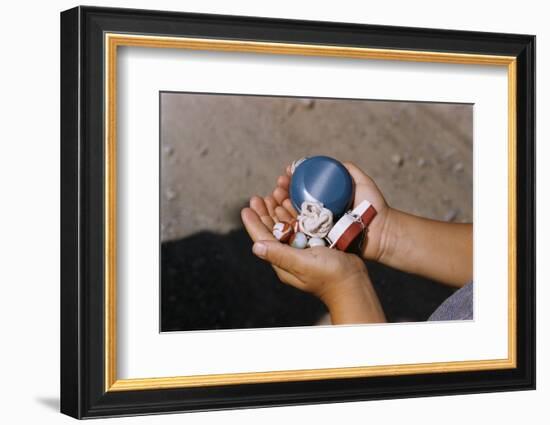 Child Holding Toys-William P. Gottlieb-Framed Photographic Print