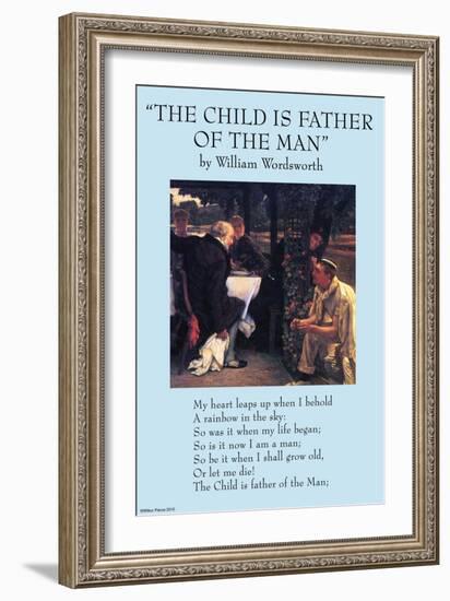 Child If Fathe of the Man-null-Framed Art Print