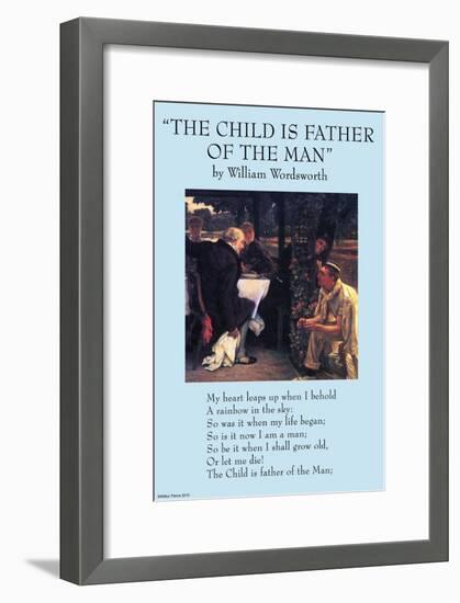 Child If Fathe of the Man-null-Framed Art Print