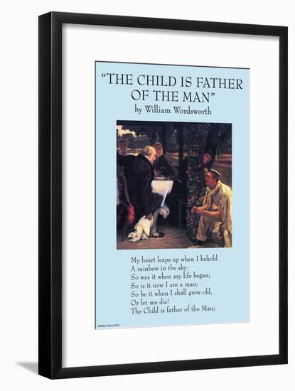 Child If Fathe of the Man-null-Framed Art Print