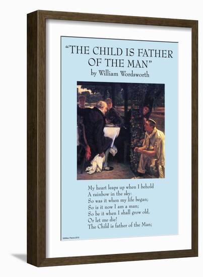 Child If Fathe of the Man-null-Framed Art Print