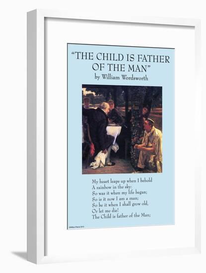 Child If Fathe of the Man-null-Framed Art Print