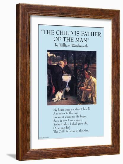 Child If Fathe of the Man-null-Framed Art Print