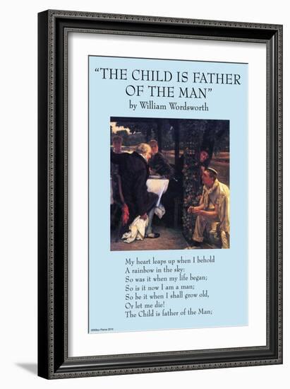 Child If Fathe of the Man-null-Framed Art Print