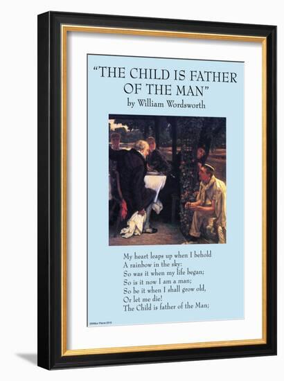 Child If Fathe of the Man-null-Framed Art Print