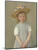 Child in a Straw Hat, by Mary Cassatt, 1886, American painting,-Mary Cassatt-Mounted Art Print