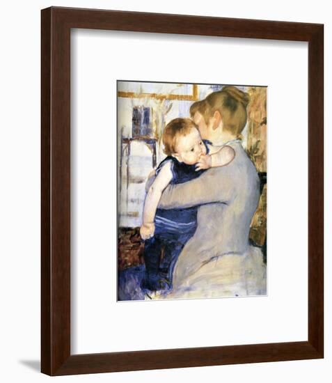 Child in Blue-Mary Cassatt-Framed Giclee Print