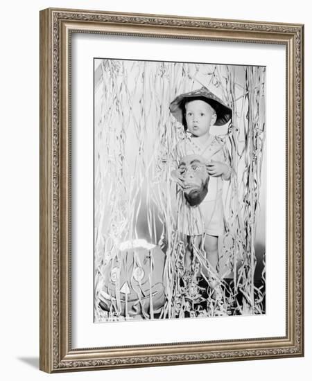 Child in Halloween Costume-null-Framed Photo