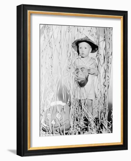 Child in Halloween Costume-null-Framed Photo