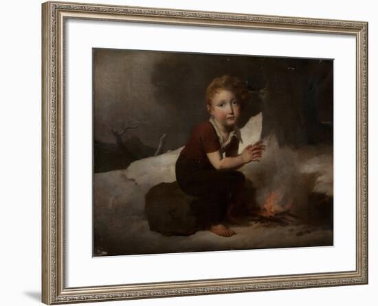 Child in the Snow-null-Framed Giclee Print