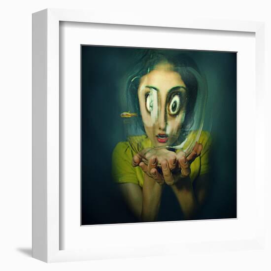 Child Insect-null-Framed Art Print