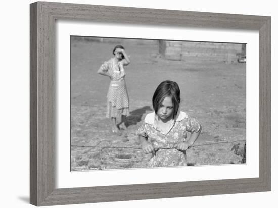 Child of a Rehab Client-Dorothea Lange-Framed Art Print