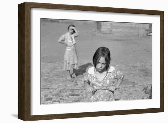 Child of a Rehab Client-Dorothea Lange-Framed Art Print