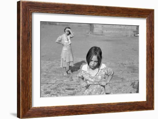 Child of a Rehab Client-Dorothea Lange-Framed Art Print