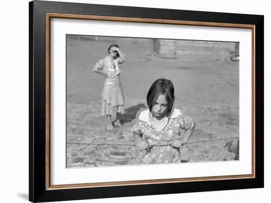 Child of a Rehab Client-Dorothea Lange-Framed Art Print