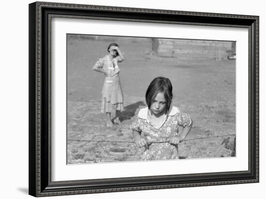 Child of a Rehab Client-Dorothea Lange-Framed Art Print