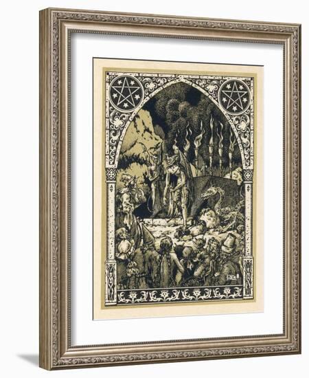 Child Offered to Satan-Bernard Zuber-Framed Photographic Print