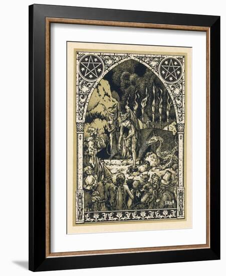 Child Offered to Satan-Bernard Zuber-Framed Photographic Print