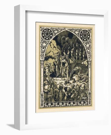 Child Offered to Satan-Bernard Zuber-Framed Photographic Print