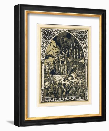 Child Offered to Satan-Bernard Zuber-Framed Photographic Print