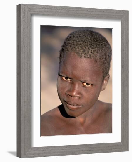 Child, Okavango Delta, Botswana-Pete Oxford-Framed Photographic Print