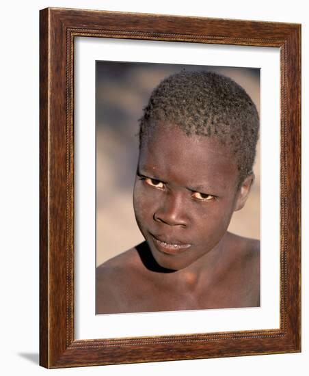 Child, Okavango Delta, Botswana-Pete Oxford-Framed Photographic Print