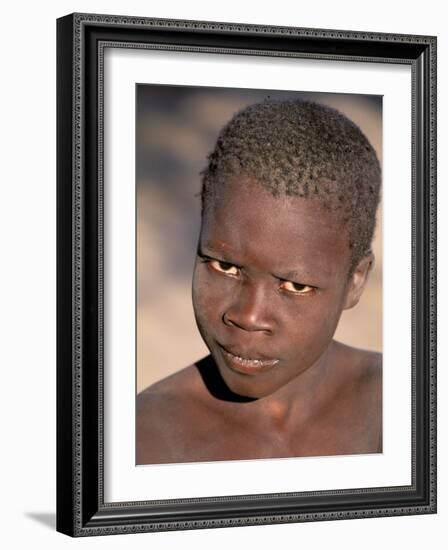 Child, Okavango Delta, Botswana-Pete Oxford-Framed Photographic Print