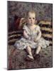 Child on a Sofa, 1885-Gustave Caillebotte-Mounted Giclee Print